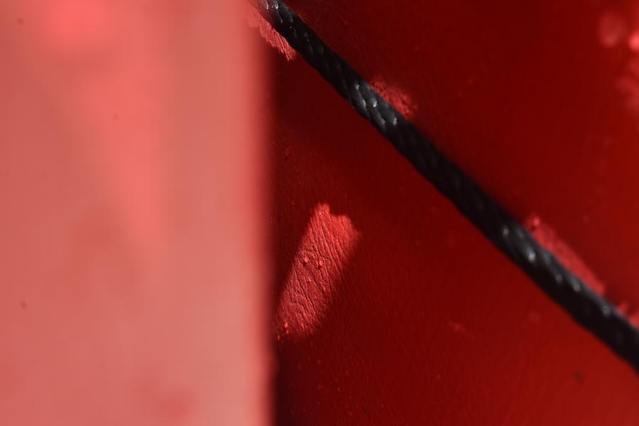 Red Abstract Photograph by Dick Sauer