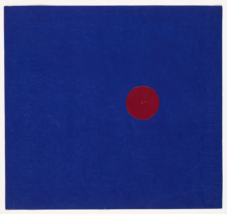 Red and Blue from the series Line Form Color, 1951 Painting by ...