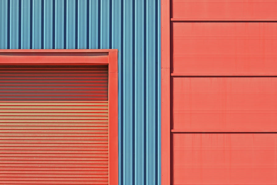 Red and Blue Photograph by Stuart Allen