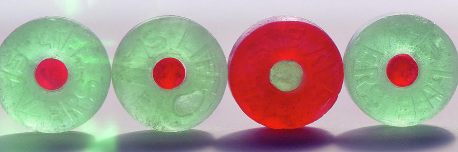 Red and Green Life Savers Photograph by Jerry Griffin