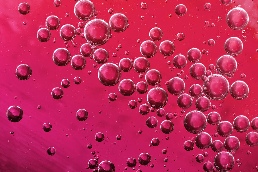Red and pink bubbles Photograph by ConstantinCornel