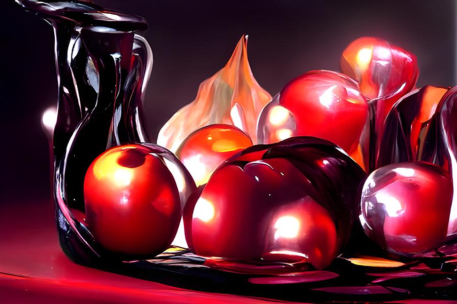 Red Apples Digital Art by Beverly Read