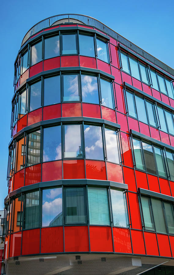 Red Architecture Photograph by Angela Carrion Photography