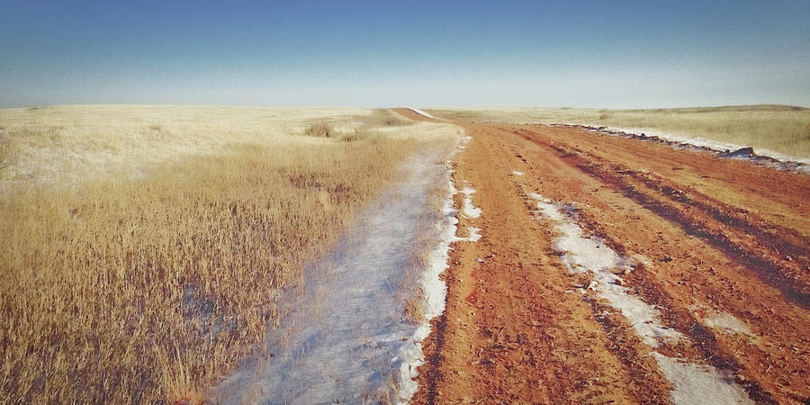 Red Backroads in Winter Photograph by Mary Tastad Red Backroads in Winter Photograph by Mary Tastad