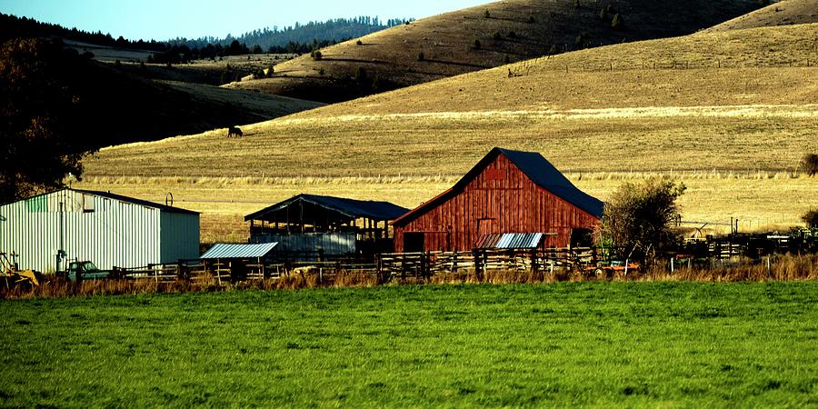 Red Barn On Highway 26 Photograph by Jerry Sodorff