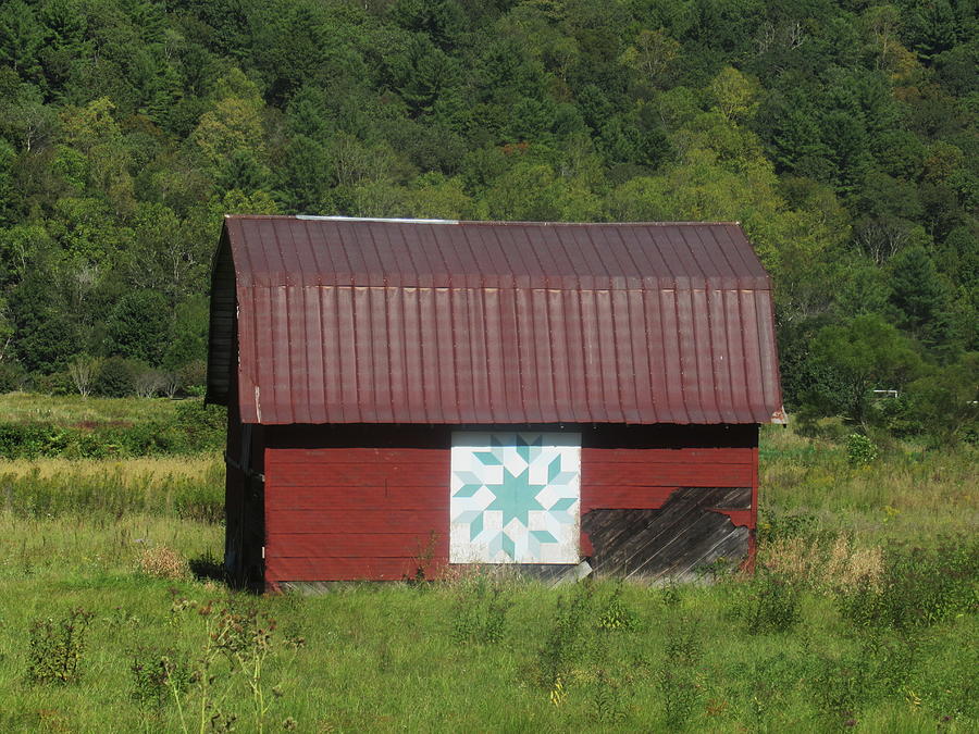 Red Barn With Quilt 3 Photograph