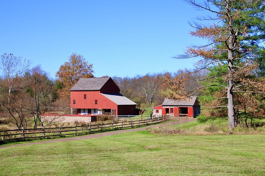 Red Barns Photograph by Susan Jensen