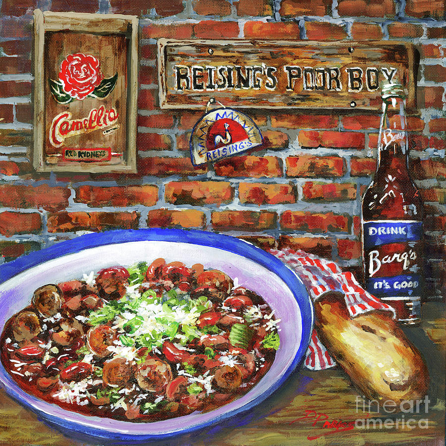 Red Beans and Rice Painting by Dianne Parks