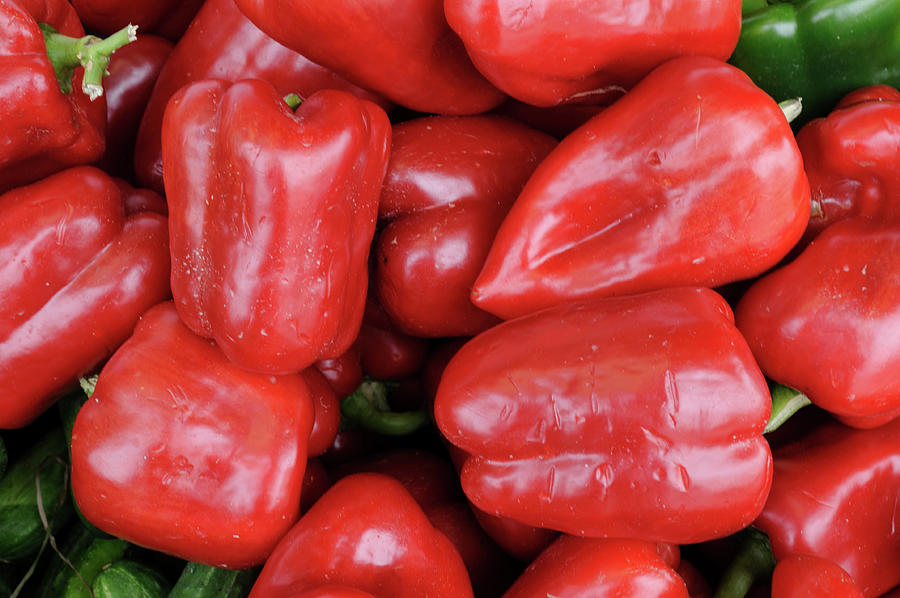Red Bell Peppers Photograph by Bradford Martin
