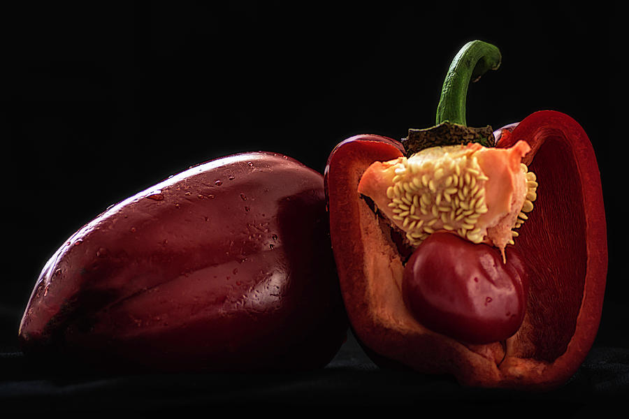 Red Bell Peppers Photograph by Wolfgang Stocker