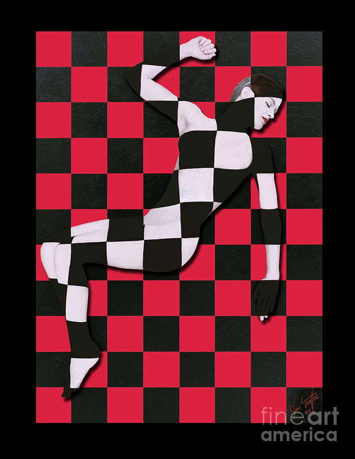 RED Black Checkers Photograph by Jim Trotter