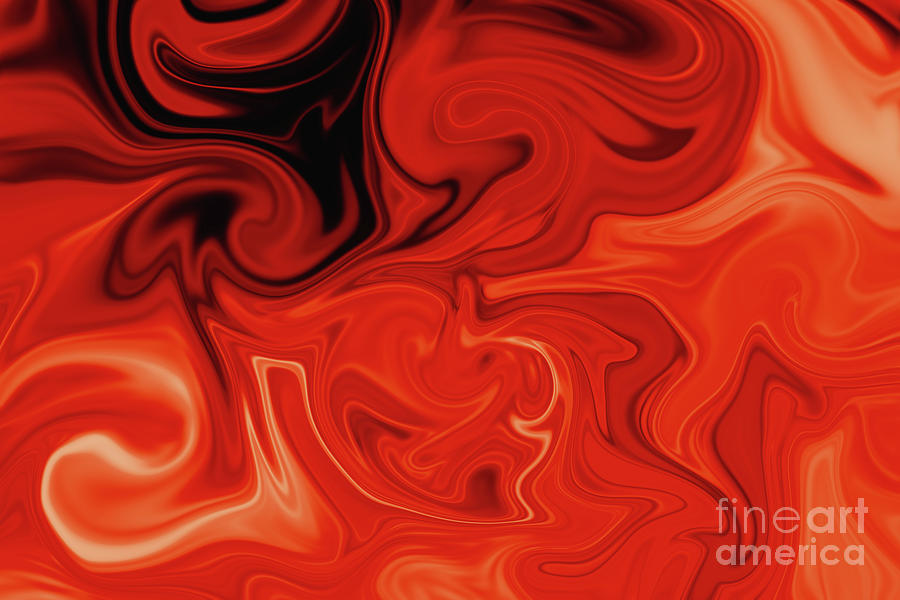 Red blood abstract background Photograph by Benny Marty