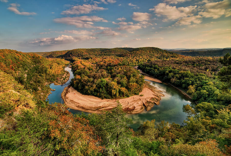 Red Bluff Overlook in the Fall Photograph by Lee and Renee Walsh Red Bluff Overlook in the Fall Photograph by Lee and Renee Walsh