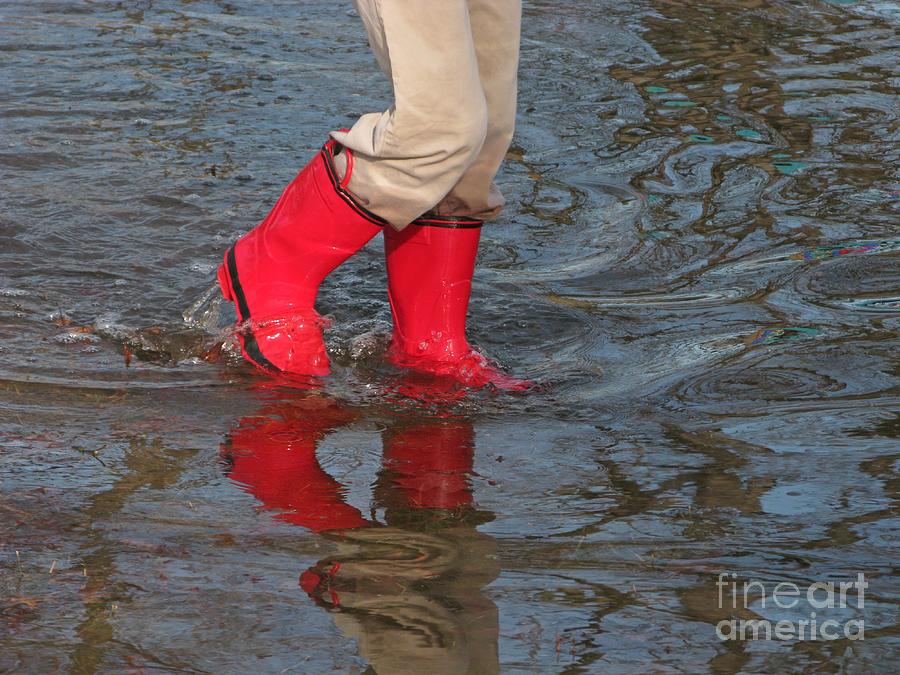Red Boots Photograph