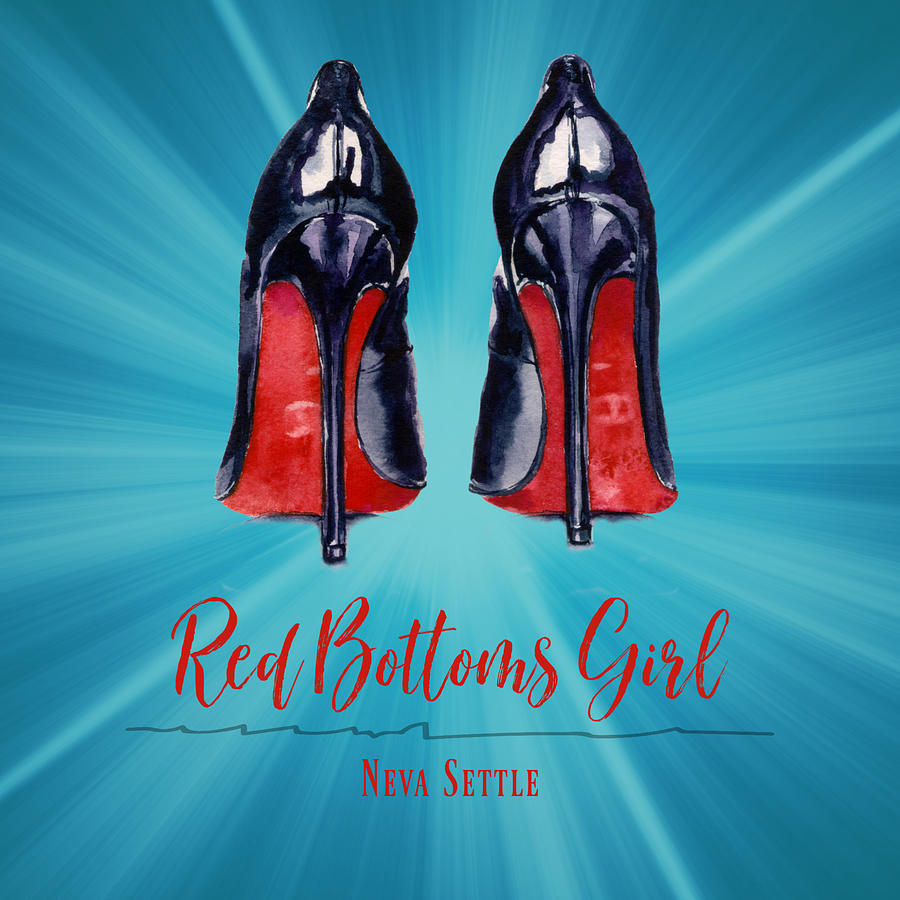 Red Bottoms Girl 1 Digital Art by Neva Settle Designs