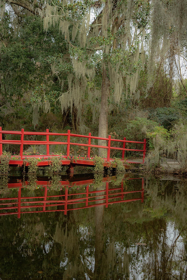 Red Bridge at Magnolia Photograph by Cindy Robinson