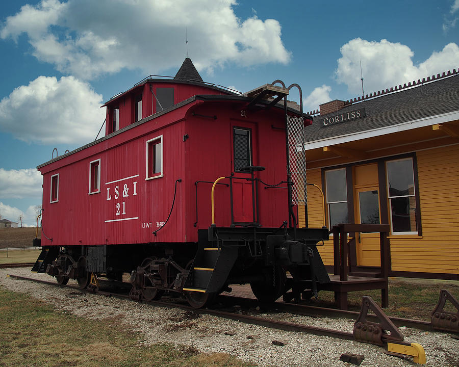Red Caboose  Photograph by Scott Olsen