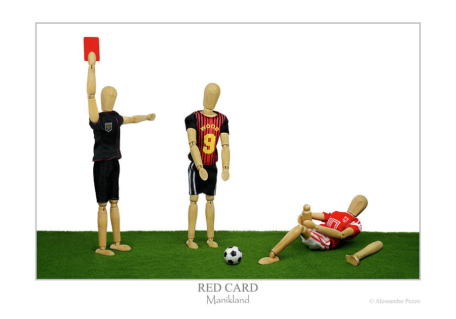 Red Card Photograph by Alessandro Pezzo