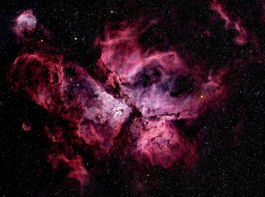 Space Photograph - Red Carina by Eric Glaser