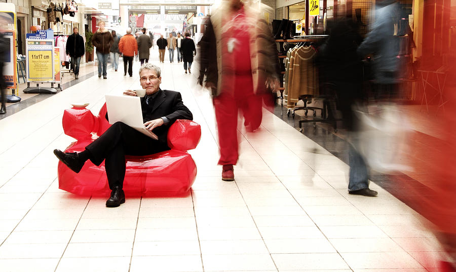 Red Chair - Part Three Photograph by Maartje van Caspel