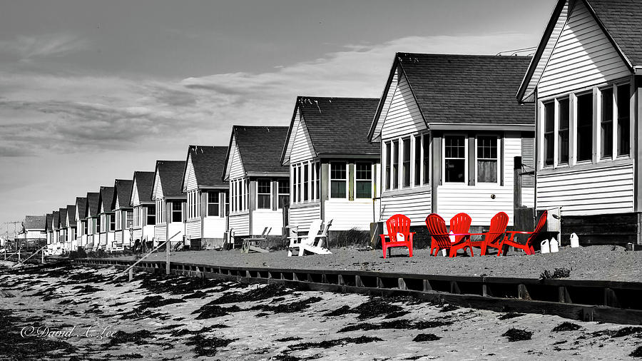 Red Chairs Photograph by David Lee