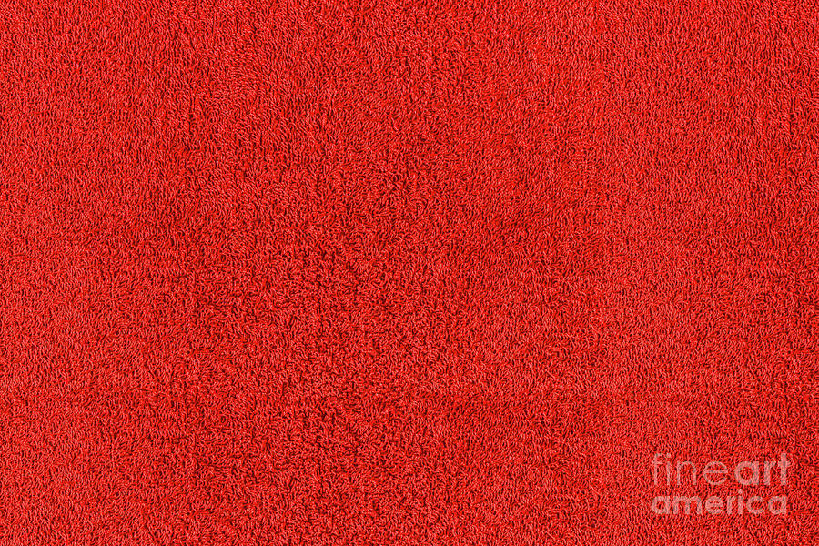 Red Cheap Hotel Shagpile Carpet Digital Art by Sterling Gold