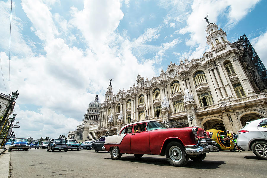 Red Chevrolet, Havana. Cuba Photograph by Lie Yim