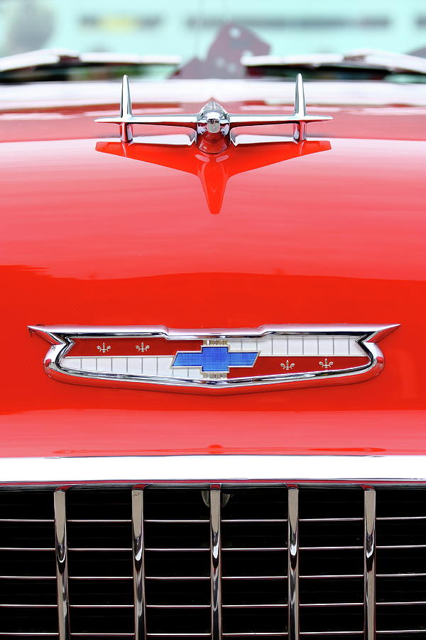 Red Chevy Photograph by Lens Art Photography By Larry Trager