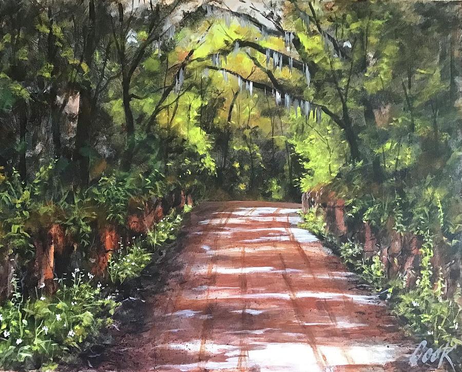 Red Clay Canopy Painting by Michael Cook
