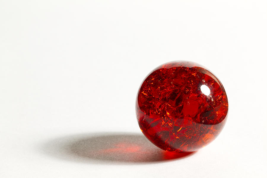 Red Crackle Marble Photograph by John_Brueske