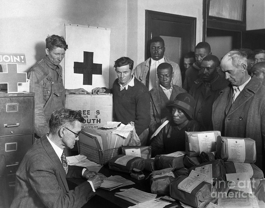 RED CROSS, c1930 Photograph by Lewis Hine