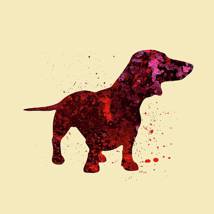 Red Dachshund Digital Art by Bamalam Art Red Dachshund Digital Art by Bamalam Art