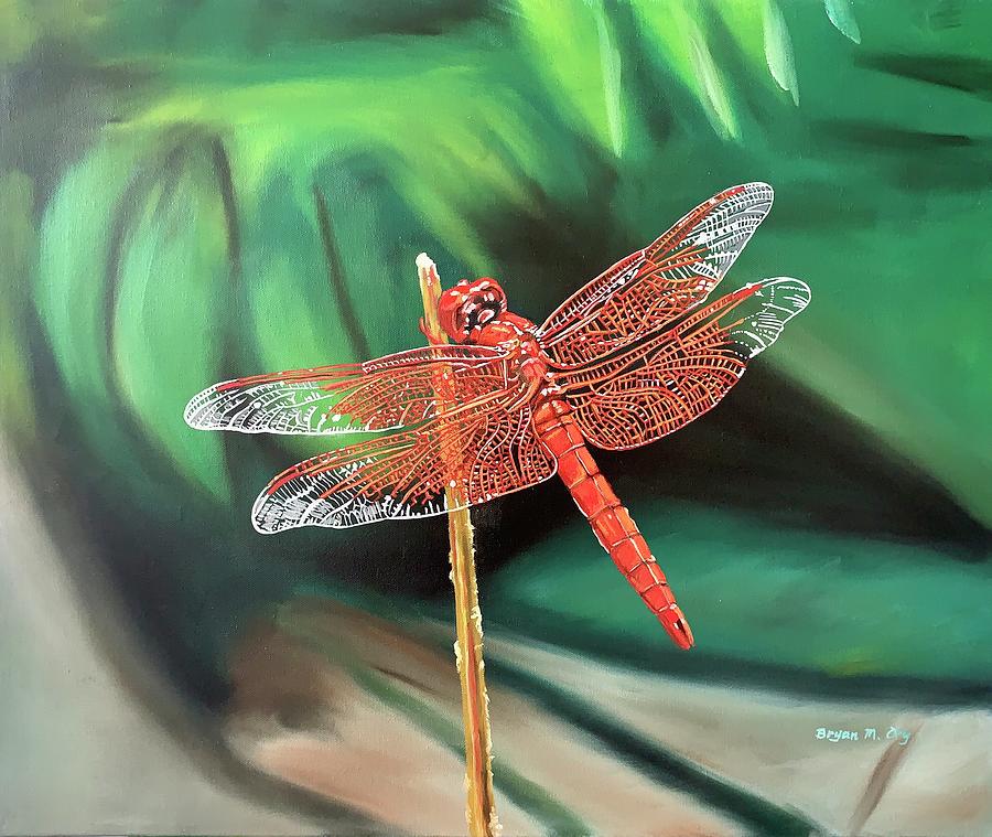Nature Painting - Red Daddy by Bryan Ory