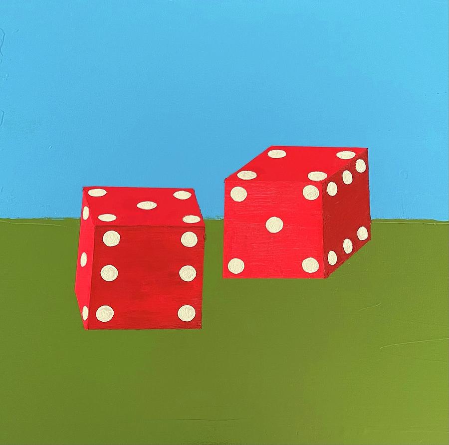 Dice Painting by Becky Due Fine Art America