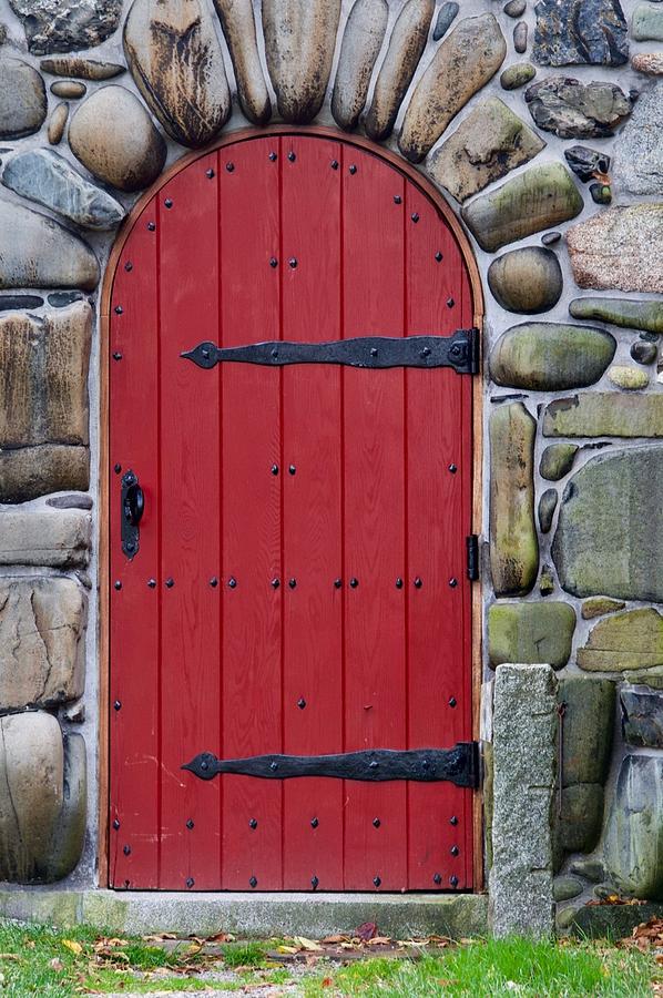 Red Door Photograph by Caroline Stella