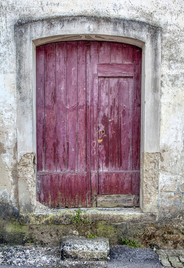 Red Door of Pombal Photograph by David Letts