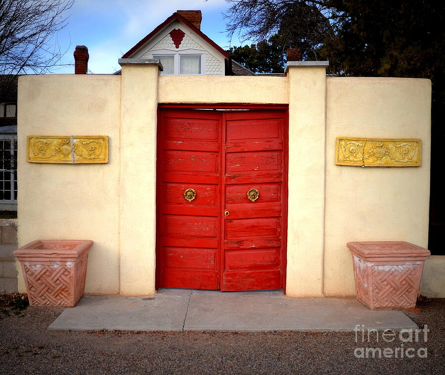 Red Doors of Demming Photograph by Tru Waters