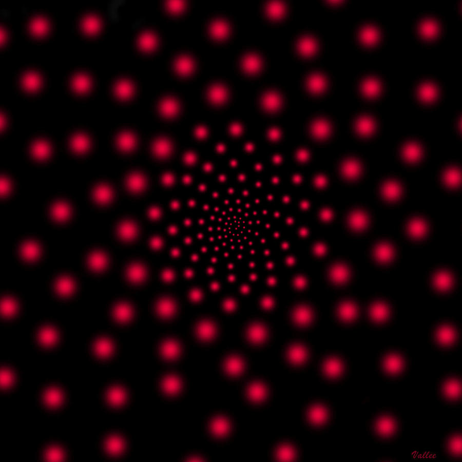 Red Dots Digital Art by Vallee Johnson
