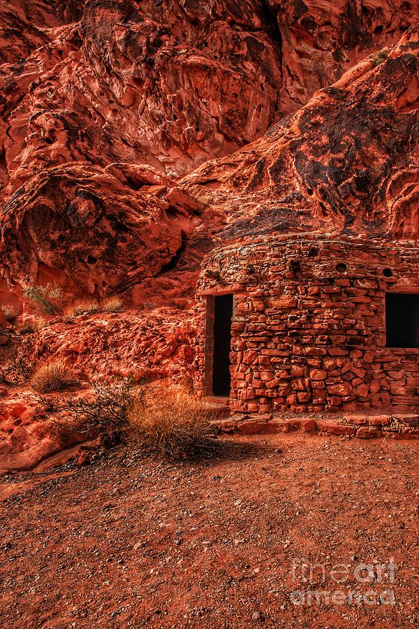 Red Dwelling Photograph by Rodney Lee Williams