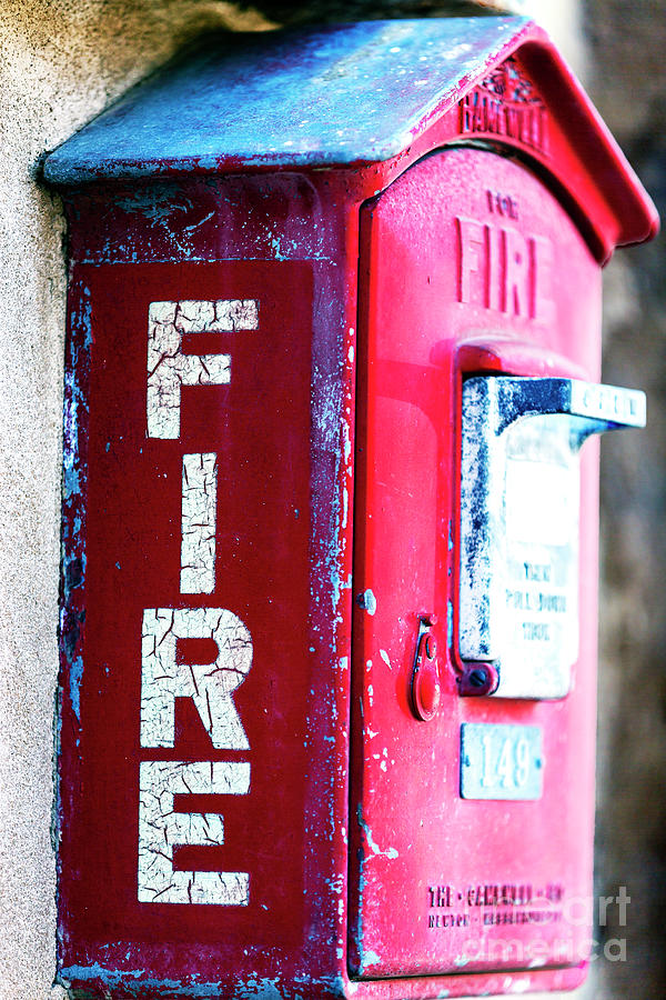 Red Fire Pull Box in Charleston Photograph by John Rizzuto