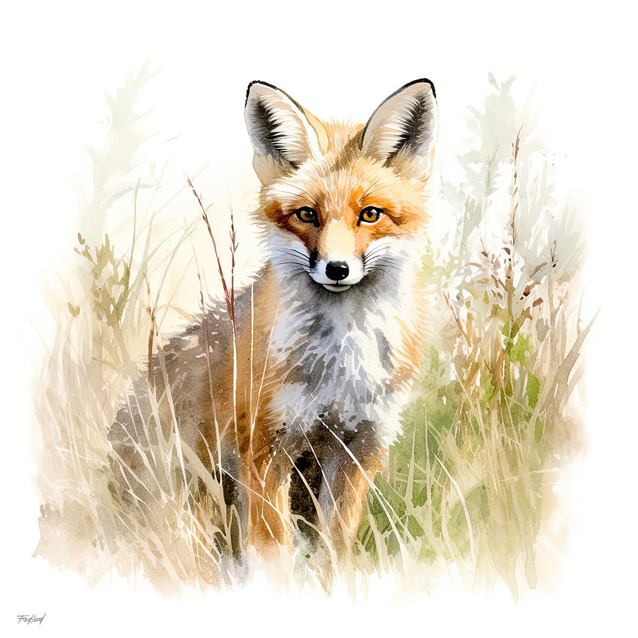 Red Fox 2 Digital Art by Fred J Lord