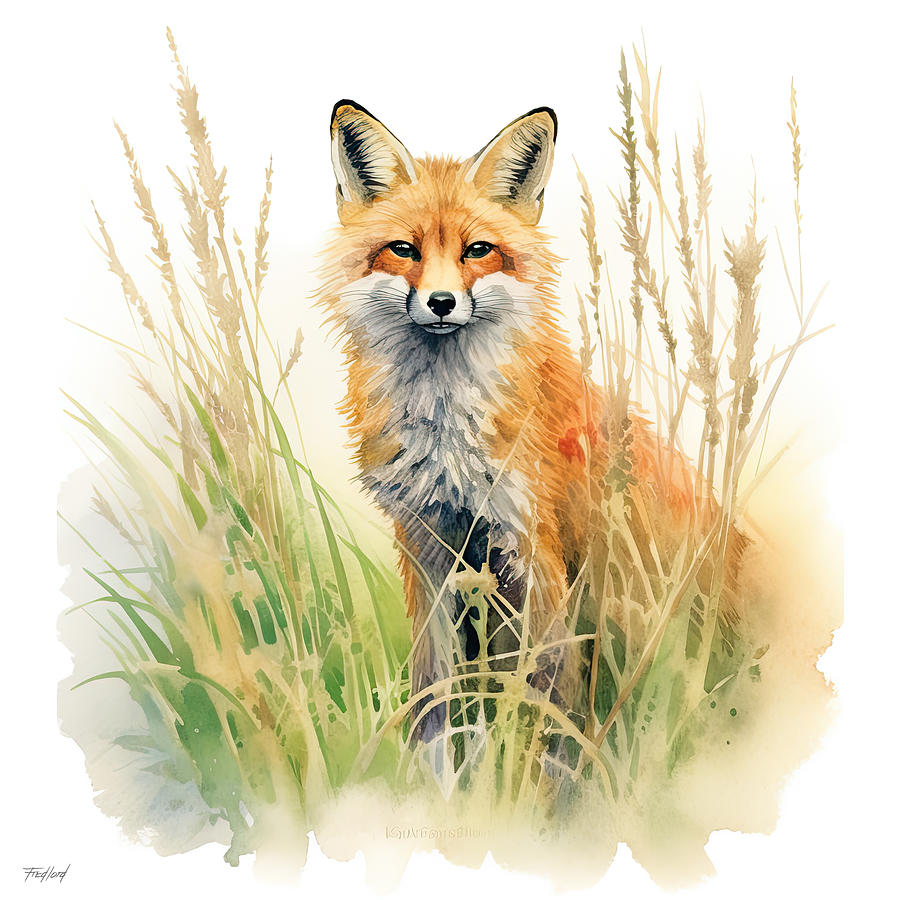 Red Fox 1 Digital Art by Fred J Lord