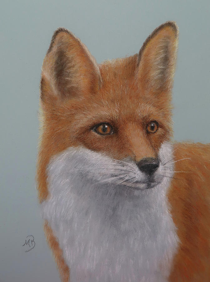 Red Fox Painting by Monica Burnette