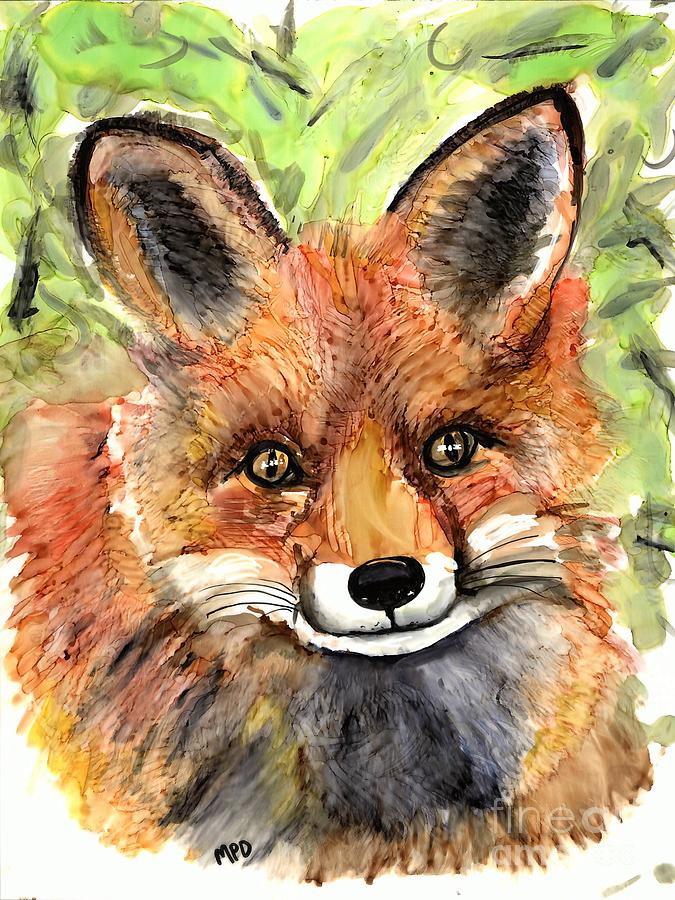 Fox Painting - Red Fox  by Patty Donoghue