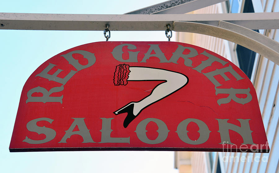 Red Garter Saloon Sign Key West Photograph by David Lee Thompson