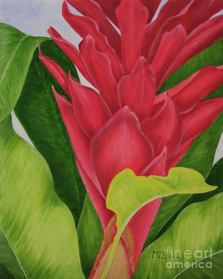 Red Ginger Painting by Mary Deal