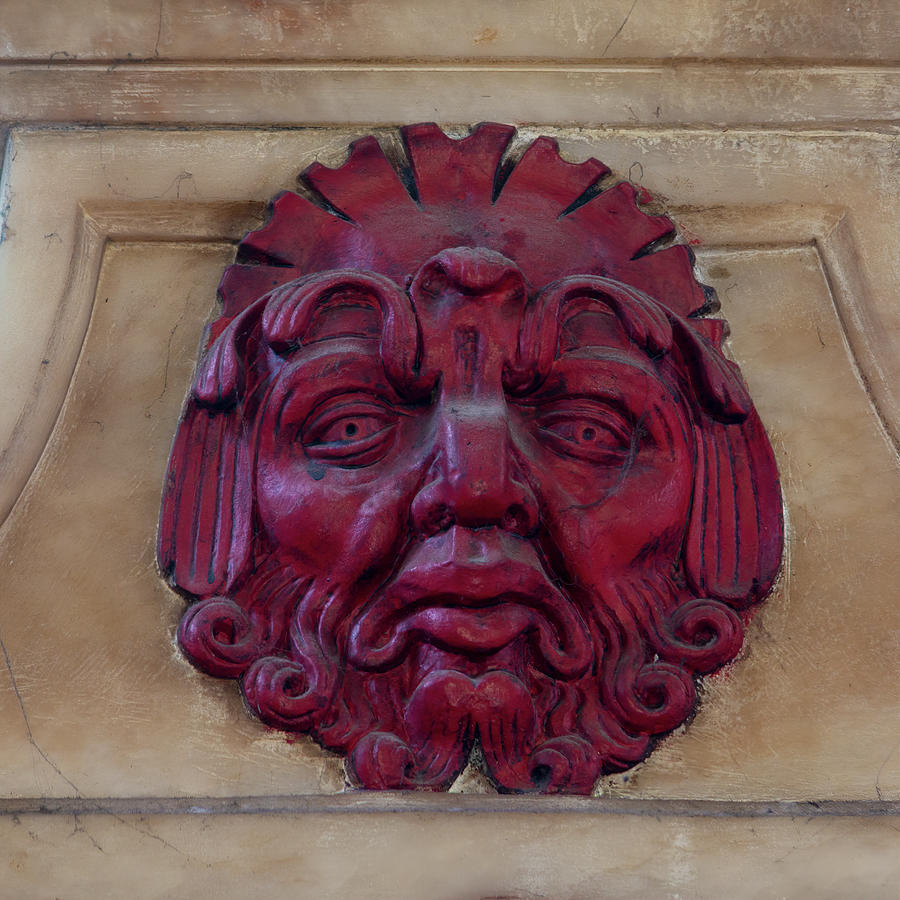 Red green man Photograph by Steev Stamford