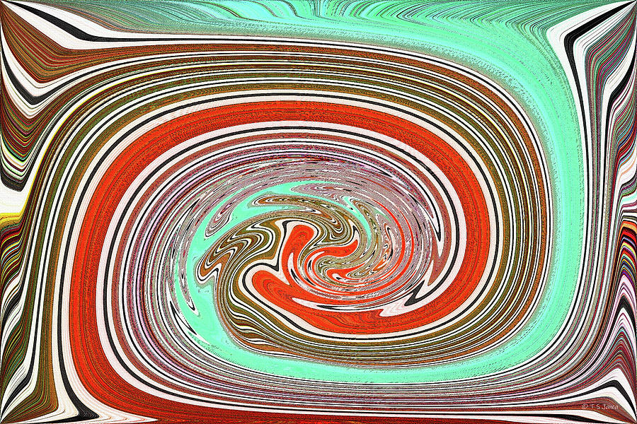 Red Green White and Black #2 Digital Art by Tom Janca