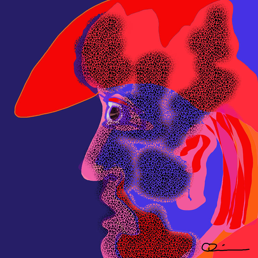 Red Hat 2 Digital Art by Jeffrey Quiros