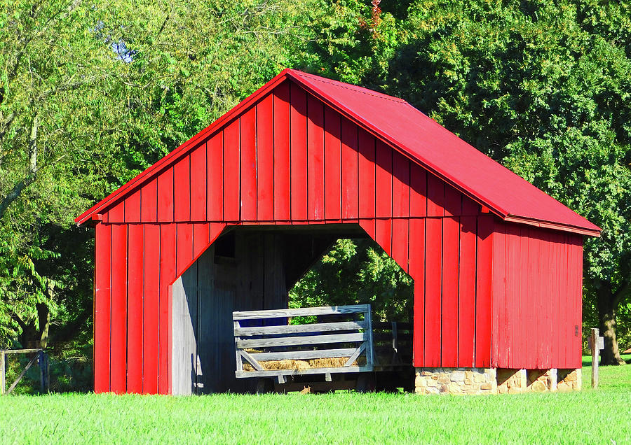 Red Hay Barn Photograph by Emmy Marie Vickers